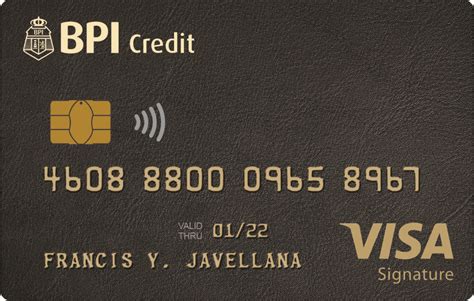 bpi visa signature card.